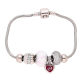 BRANSOLETKA PLATYNOWANA 19,5 CM CHARMS XUPING 82142