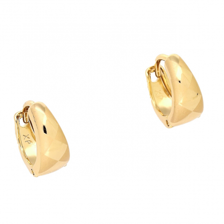 KOLCZYKI POZŁACANE 11/5 MM MALUSZKI MAT POŁYSK XUPING 82197