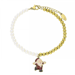 BRANSOLETKA POZŁACANA 17+3 CM S. STEEL TTM XUPING 82345