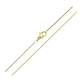 ŁAŃCUSZEK POZŁACANY 45 CM 1 MM S. STEEL TTM XUPING 82348