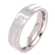 PIERŚCIONEK 4 MM S. STEEL TTM XUPING 82409