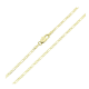 14K ŁAŃCUSZEK POZŁACANY 45 CM 2 MM FIGARO XUPING 82420