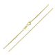 14K ŁAŃCUSZEK POZŁACANY 70 CM 1,1 MM WENECJANA XUPING 82421