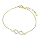 14K BRANSOLETKA POZŁACANA 17+3 CM DELIKATNA XUPING 82478