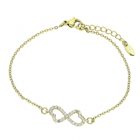 14K BRANSOLETKA POZŁACANA 17+3 CM DELIKATNA XUPING 82478