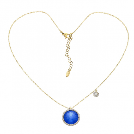 CELEBRYTKA POZŁACANA 39+5 CM SAPPHIRE DELITE CRYSTAL XUPING 82549