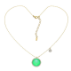 CELEBRYTKA POZŁACANA 39+5 CM EMERALD DELITE CRYSTAL XUPING 82550
