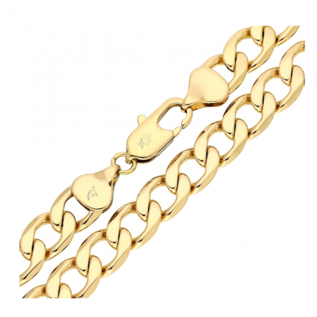 ŁAŃCUCH POZŁACANY 60 CM 10 MM PANCERKA XUPING 82553