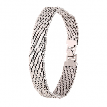 BRANSOLETKA PLATYNOWANA 21 CM 14 MM LUXURY XUPING 82645