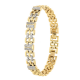 BRANSOLETKA ZŁOCONA 19-17 CM 9 MM LUXURY XUPING 82663