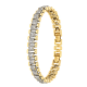 BRANSOLETKA ZŁOCONA 18,5-16,5 CM 10 MM LUXURY XUPING 82675