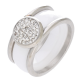 PIERŚCIONEK CERAMICZNY 10 MM S. STEEL TTM XUPING 82786