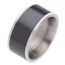 PIERŚCIONEK CERAMIC 9 MM S. STEEL TTM XUPING 82791