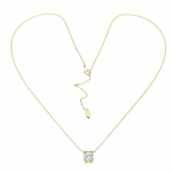 14K CELEBRYTKA POZŁACANA 46+5 CM BRYLANCIK XUPING 83004