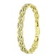14K BRANSOLETKA POZŁACANA 19-17 CM 9 MM ELEGANCE XUPING 83031