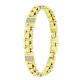 14K BRANSOLETKA POZŁACANA 19-17 CM 9 MM LUXURY XUPING 83045