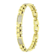 14K BRANSOLETKA POZŁACANA 19-17 CM 8 MM LUXURY XUPING 83046