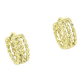 14K KOLCZYKI POZŁACANE 12/5 MM ZŁOTE KÓŁECZKA XUPING 83076