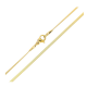 ŁAŃCUSZEK POZŁACANY 45 CM 1,9 MM ŻMIJKA PŁASKA XUPING 83131