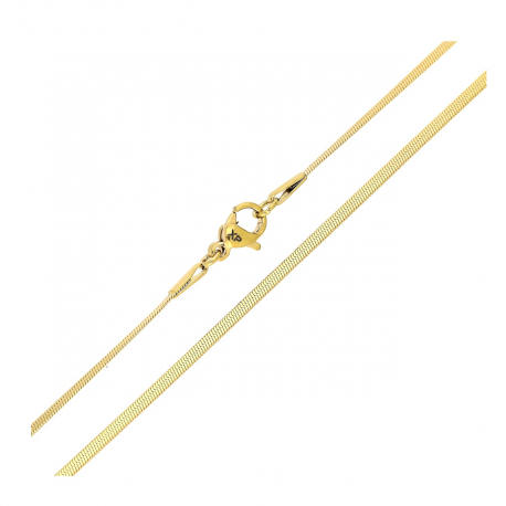 ŁAŃCUSZEK POZŁACANY 45 CM 1,9 MM ŻMIJKA PŁASKA XUPING 83131