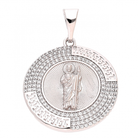 ZAWIESZKA PLATYNOWANA 35/25 MM MEDALIK XUPING 83159