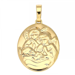 ZAWIESZKA POZŁACANA 33/19 MM MEDALIK XUPING 83168