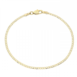 BRANSOLETKA POZŁACANA 18,5 CM 2 MM PANCERKA XUPING 83171