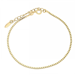 BRANSOLETKA POZŁACANA 17,5+3 CM 1,5 MM WENECJANA XUPING 83172