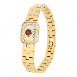 BRANSOLETKA POZŁACANA 19 CM 19 MM ELEGANCE XUPING 83196