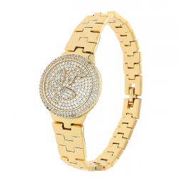 BRANSOLETKA POZŁACANA 19 CM 28 MM ELEGANCE XUPING 83201