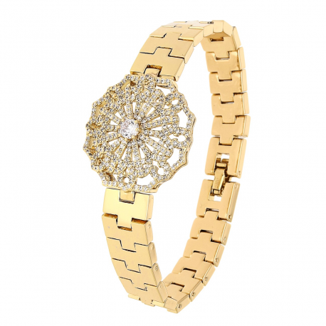 BRANSOLETKA POZŁACANA 17,5 CM 27 MM ELEGANCE XUPING 83202