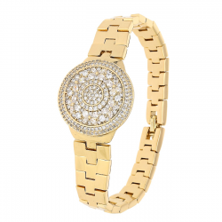 BRANSOLETKA POZŁACANA 19 CM 28 MM ELEGANCE XUPING 83205