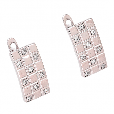 KOLCZYKI PLATYNOWANE 15/8 MM ELEGANCE XUPING 83294