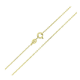 14K ŁAŃCUSZEK POZŁACANY 45 CM 1,2 MM ROLO XUPING 83354