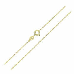 14K ŁAŃCUSZEK POZŁACANY 45 CM 1,2 MM ROLO XUPING 83354