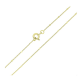 14K ŁAŃCUSZEK POZŁACANY 45 CM 1,4 MM PANCERKA PRZEPRASKI XUPING 83357