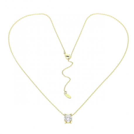 14K CELEBRYTKA POZŁACANA 46 CM BRYLANCIK XUPING 83396