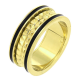 PIERŚCIONEK POZŁACANY 8 MM S. STEEL TTM XUPING 83611