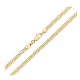 ŁAŃCUSZEK POZŁACANY 40 CM 3,5 MM PACERKA PODWOJONA XUPING 83620