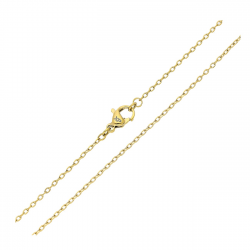 ŁAŃCUSZEK POZŁACANY 35 CM 1,5 MM ANKIER XUPING 83627