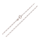 ŁAŃCUSZEK PLATYNOWANY 41 CM 2,1 MM OZDOBNY XUPING 83636