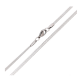 ŁAŃCUSZEK PLATYNOWANY 60 CM 2,6 MM ŻMIJKA PŁASKA XUPING 83649
