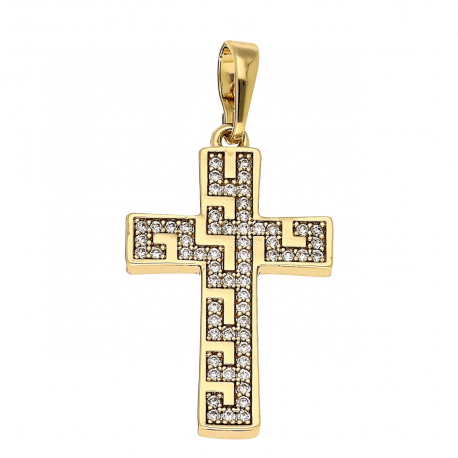 ZAWIESZKA POZŁACANA 34/16 MM KRZYŻYK XUPING 83667