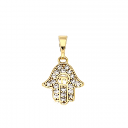 ZAWIESZKA POZŁACANA 23/13 MM RĄCZKA FATIMY XUPING 83678