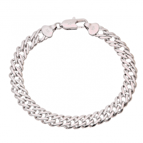 BRANSOLETKA PLATYNOWANA 19,5 CM 8 MM ROMBO XUPING 83701