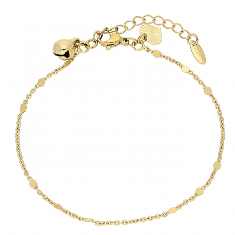 BRANSOLETKA POZŁACANA 17+3 CM 2 MM ANKIER PRZEKLEPKI XUPING 83706