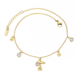 BRANSOLETKA POZŁACANA NA KOSTKĘ NOGI 23+3 CM XUPING 83732