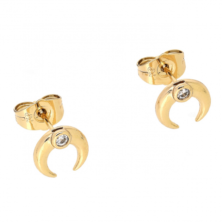 KOLCZYKI POZŁACANE 9/9 MM RÓG OBFITOŚCI XUPING 83883