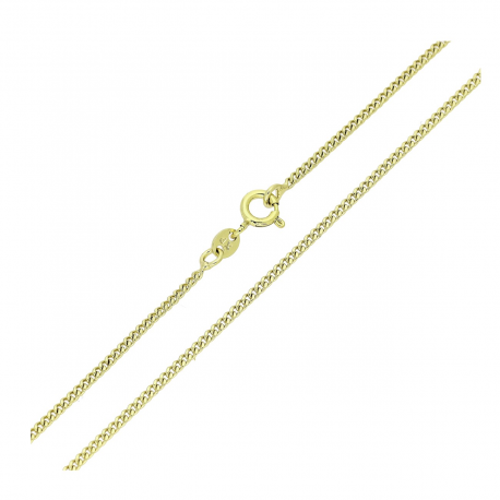 14K ŁAŃCUSZEK POZŁACANY 40 CM 1,7 MM PANCERECZKA XUPING 83912