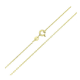 14K ŁAŃCUSZEK POZŁACANY 45 CM 1,1 MM ROLO XUPING 83925